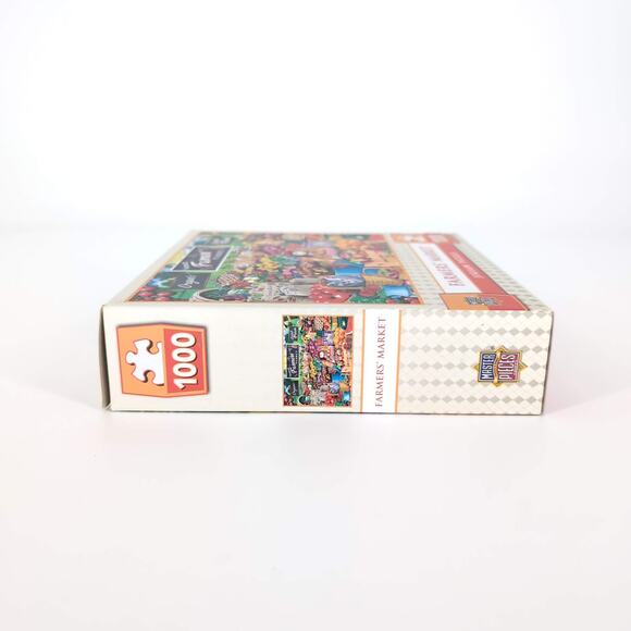 Master Pieces 1000 Piece "Farmers' Market" Jigsaw Puzzle - Good Used Condition - Picture 7 of 10